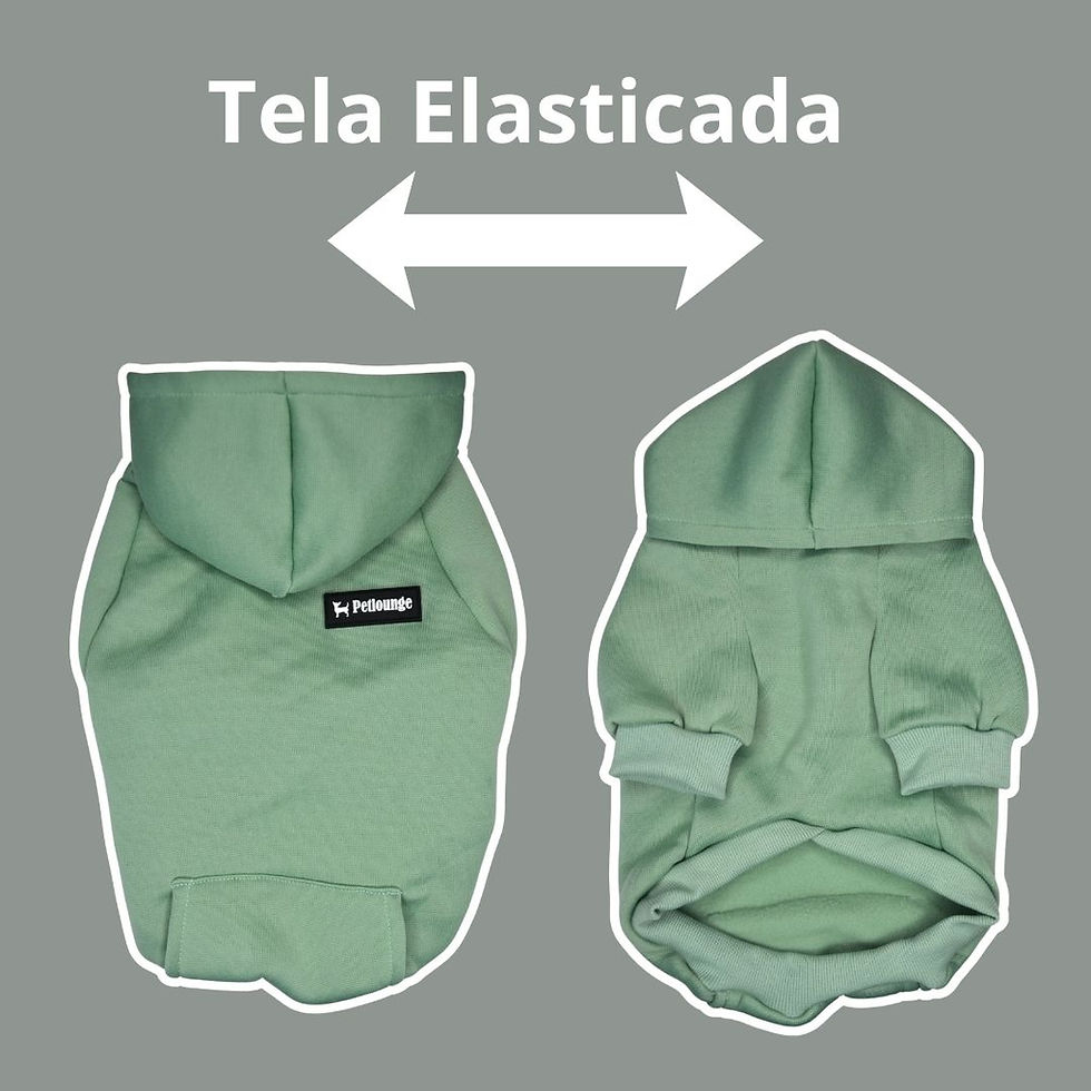 Miniatura: Hoodie Poleron Perro y Gato - Verde