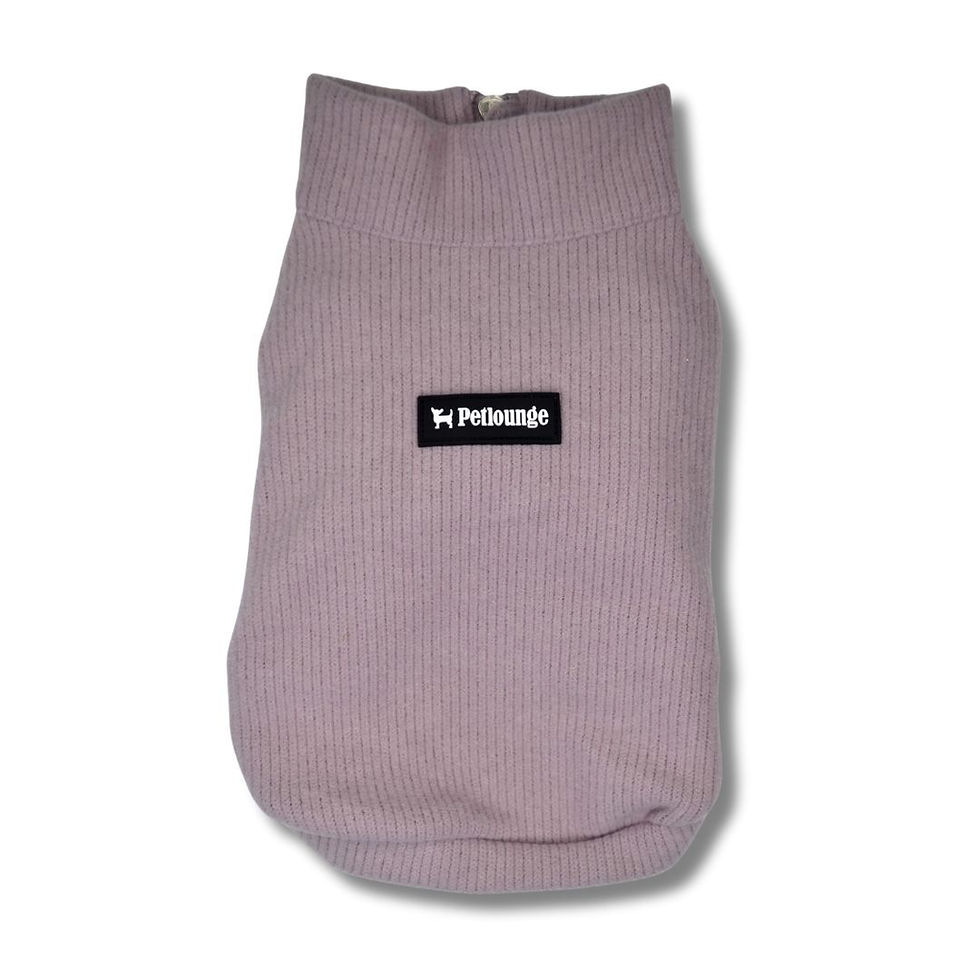Miniatura: Chaleco Sweater Perro y Gato - Malva
