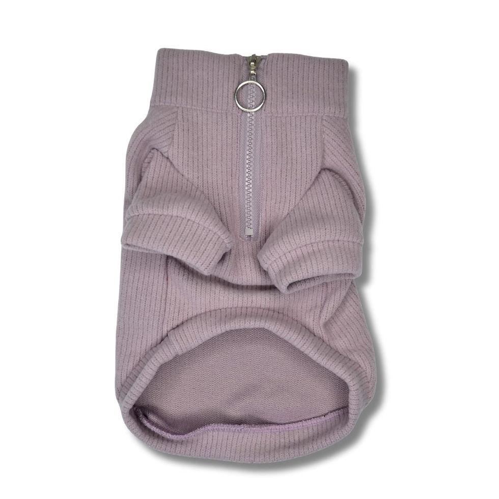 Miniatura: Chaleco Sweater Perro y Gato - Malva