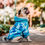 Miniatura: Hoodie Poleron Perro y Gato - Tie Dye Celeste
