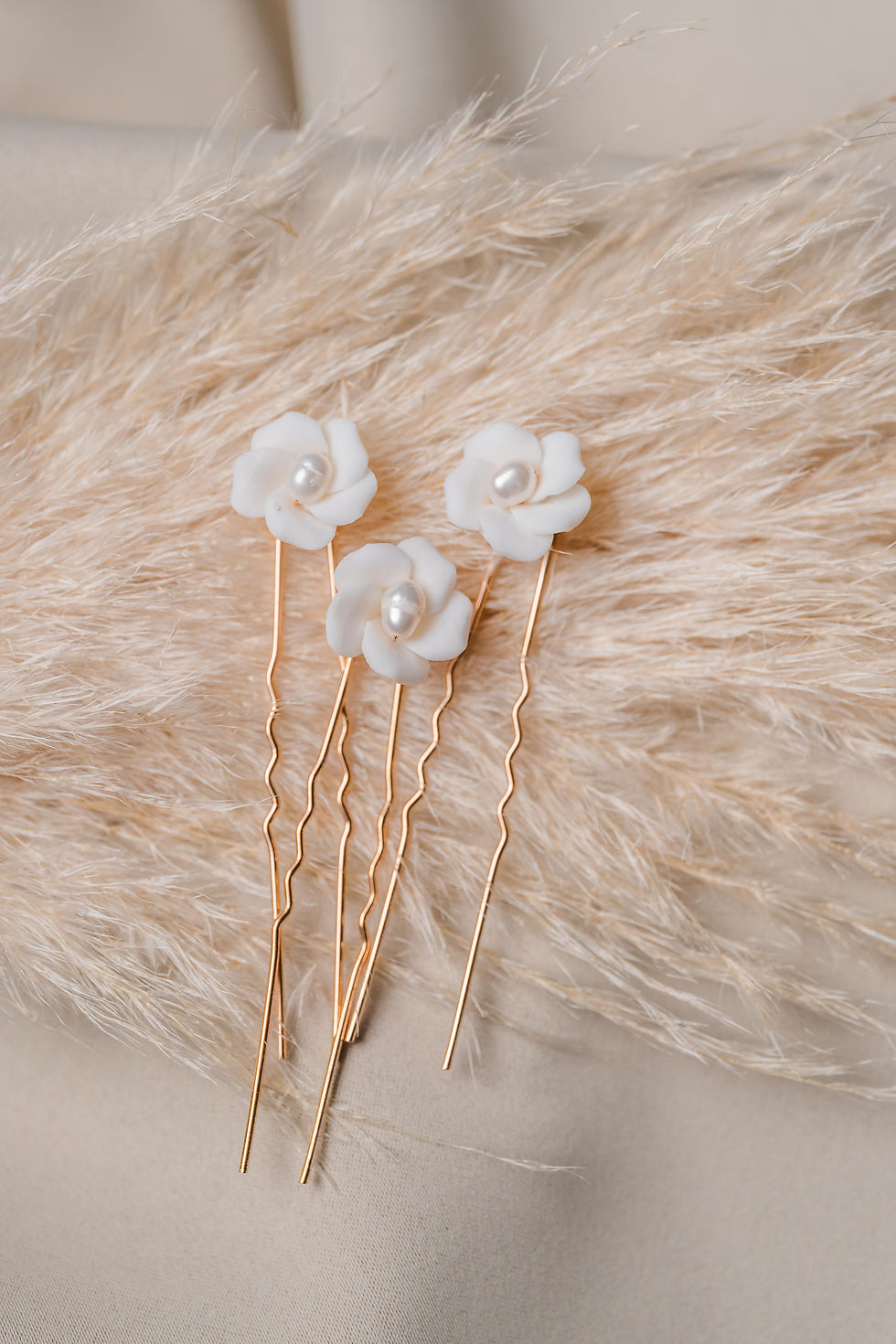 Thumbnail: Petal Trio Golden Pins