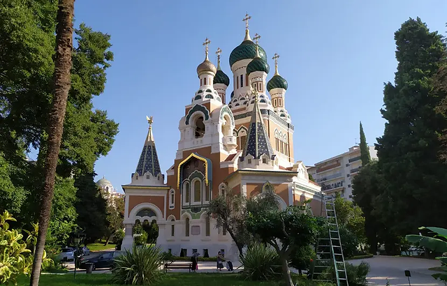 Eglise Russe située dans le Quartier du Parc Impérial.