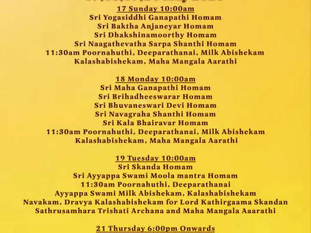 May events