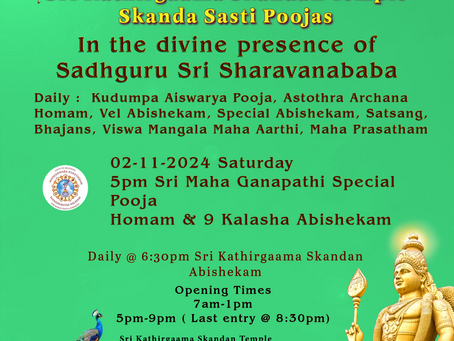 Skanda sasti DAY 01 || 02-11-2024