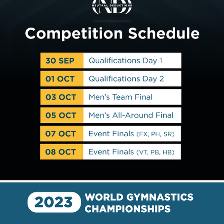 2023 World Gymnastics Championships Schedule + How to Watch.