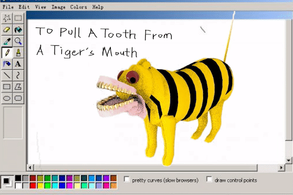 To Pull A Tooth From A Tiger's Mouth.gif