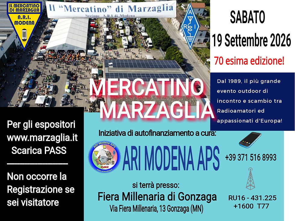 70esimo Mercatino di Marzaglia