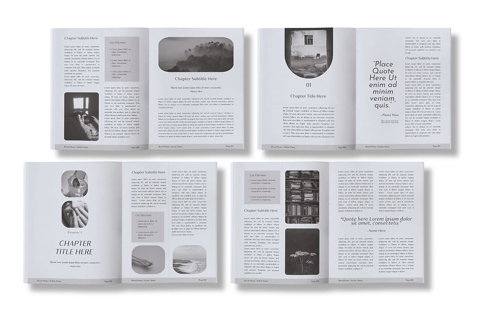 Thumbnail: Canva eBook Template | EUNOIA | 147 Pages | 3 Sizes