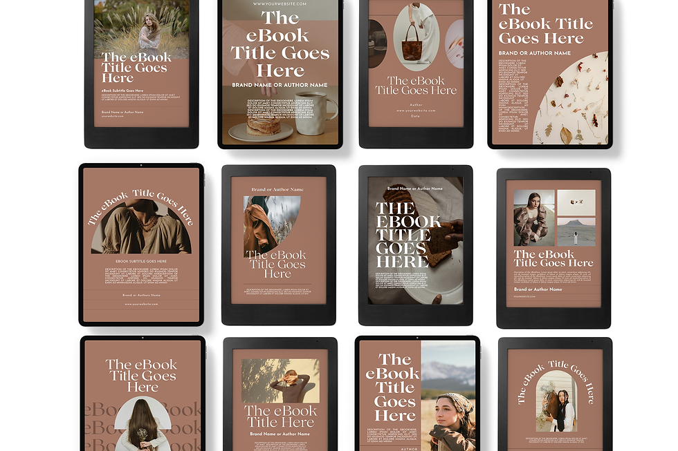 Thumbnail: Canva eBook Template | HALCYON | 139 Pages | 3 Sizes