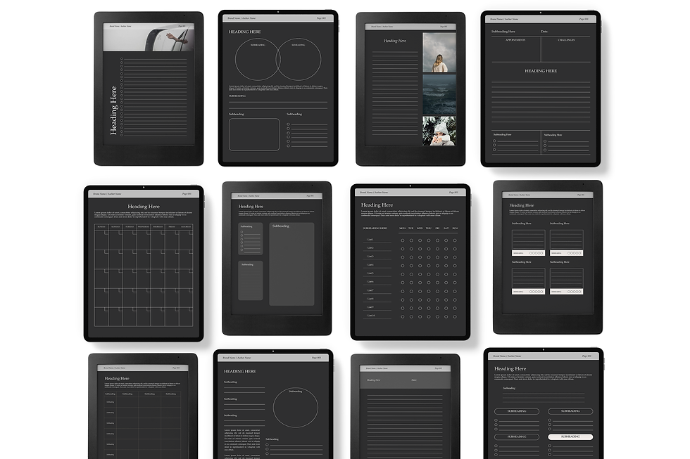 Thumbnail: Canva eBook Template | ONYX | 148 Pages | 3 Sizes