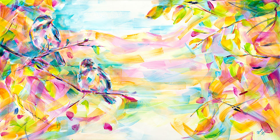 Bird Scene Painting