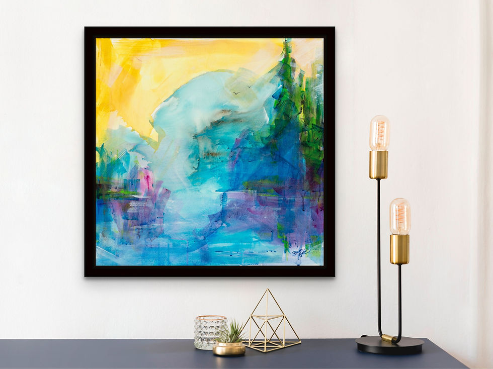 縮圖：abstract scene painting