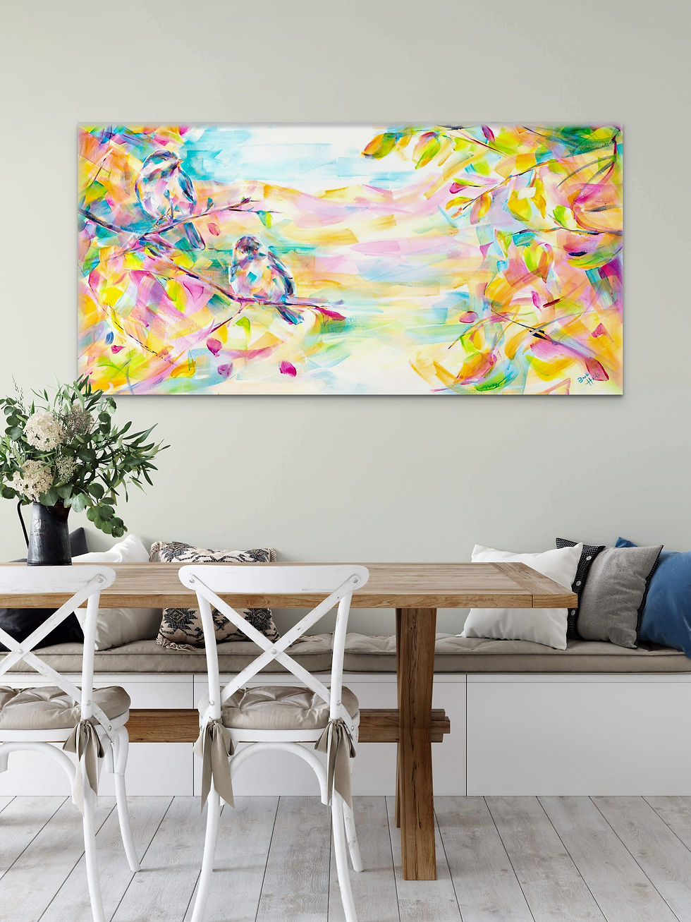 縮圖：Bird Scene Painting