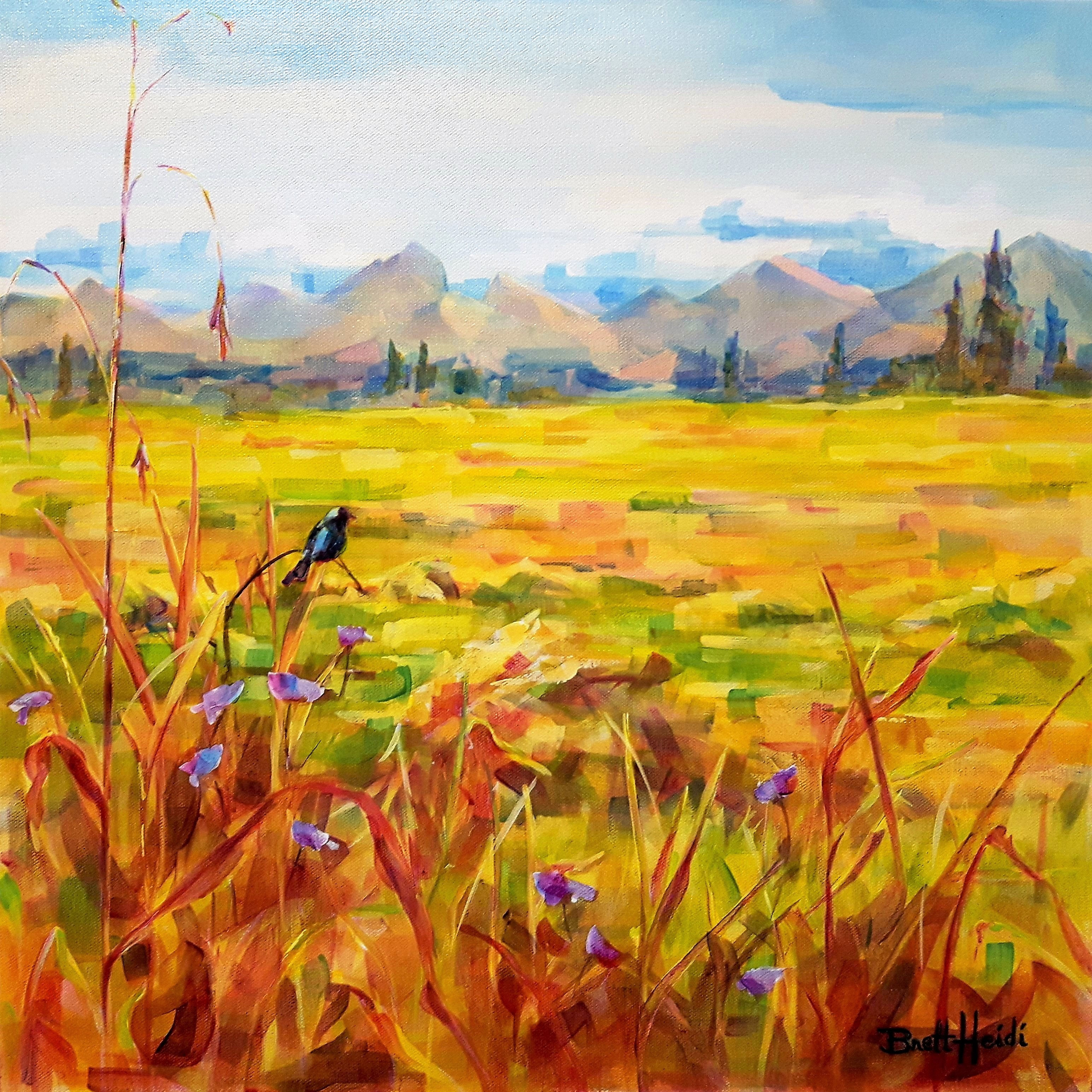 farm field painting
