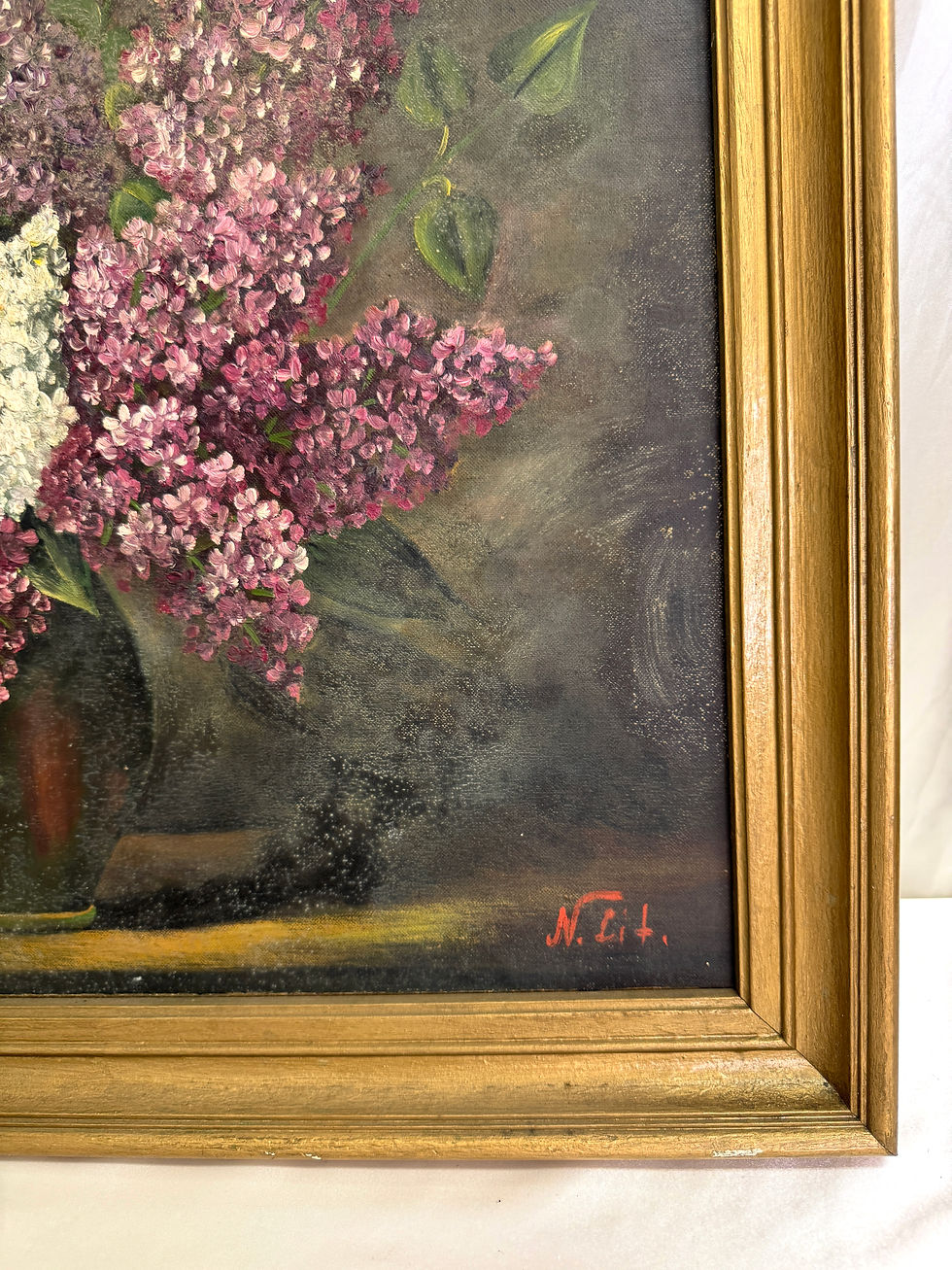 Thumbnail: Floral Still Life Original Oil Painting