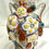 Thumbnail: Painted English Floral Vase