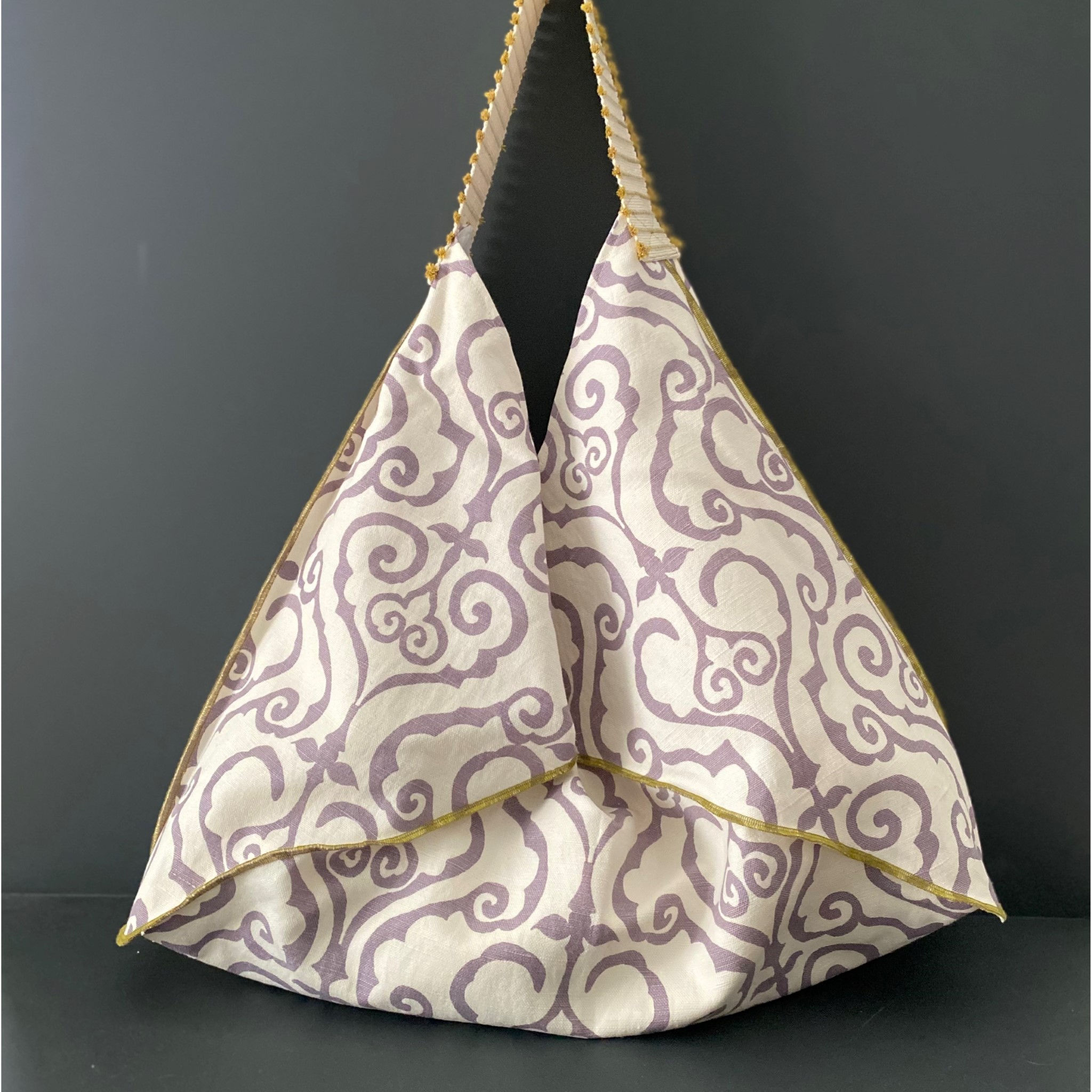 Mauve Vine Beach Bag