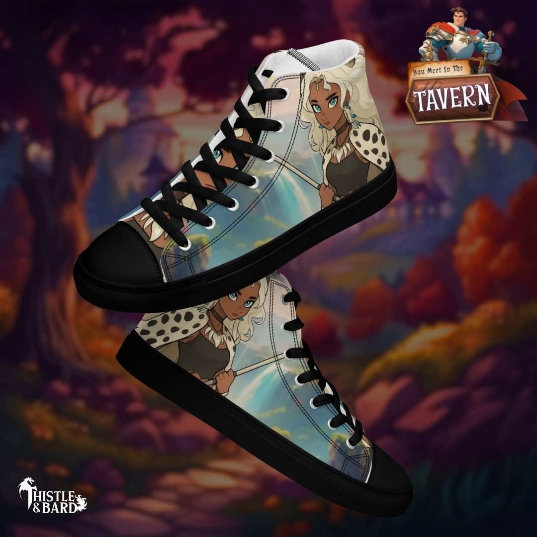 Monk Women’s high top canvas shoes