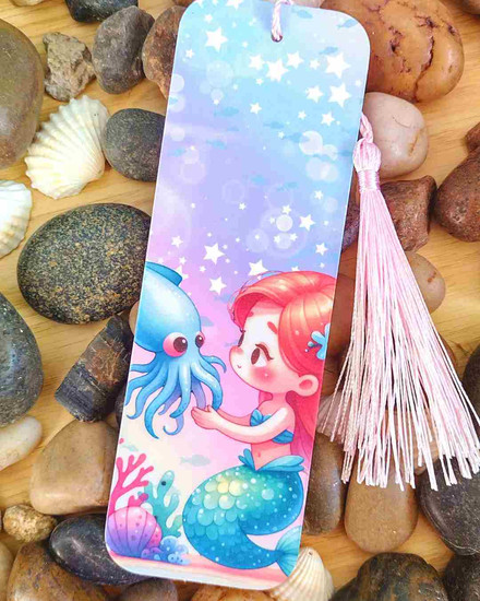 mermaid colour transition bookmark