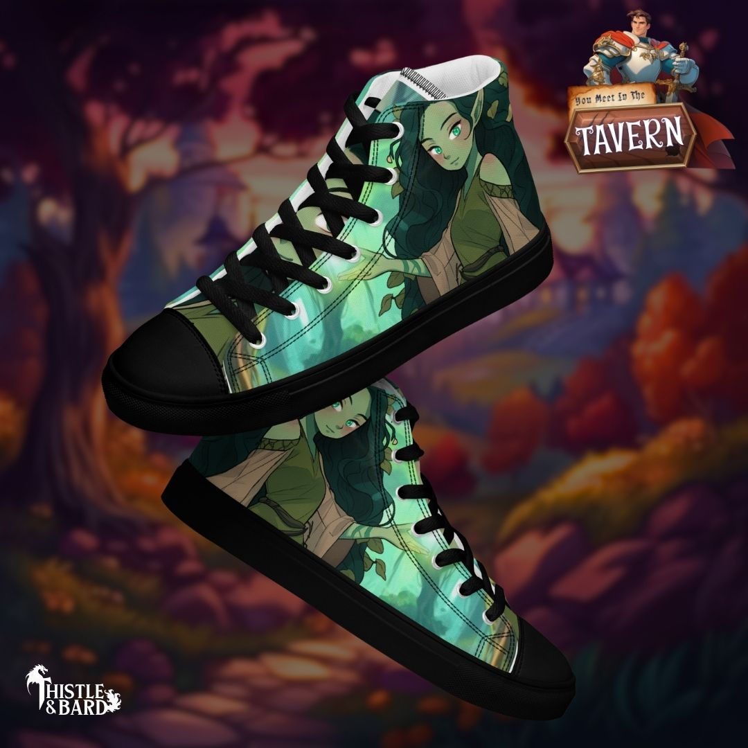 Druid Women’s high top canvas shoes
