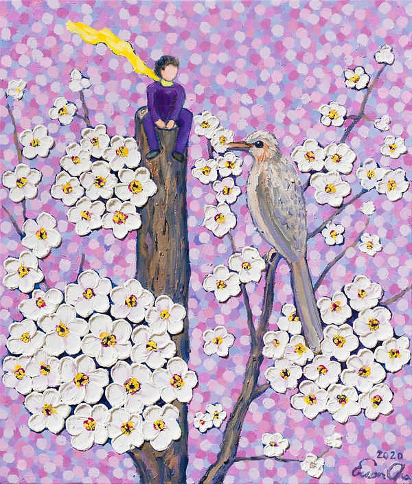 차형록의(Erion Cha) 그림이야기-2020-26747383973.jpg직박구리와 큰왕자(Big Prince and Browen-eared Bulbul), 4