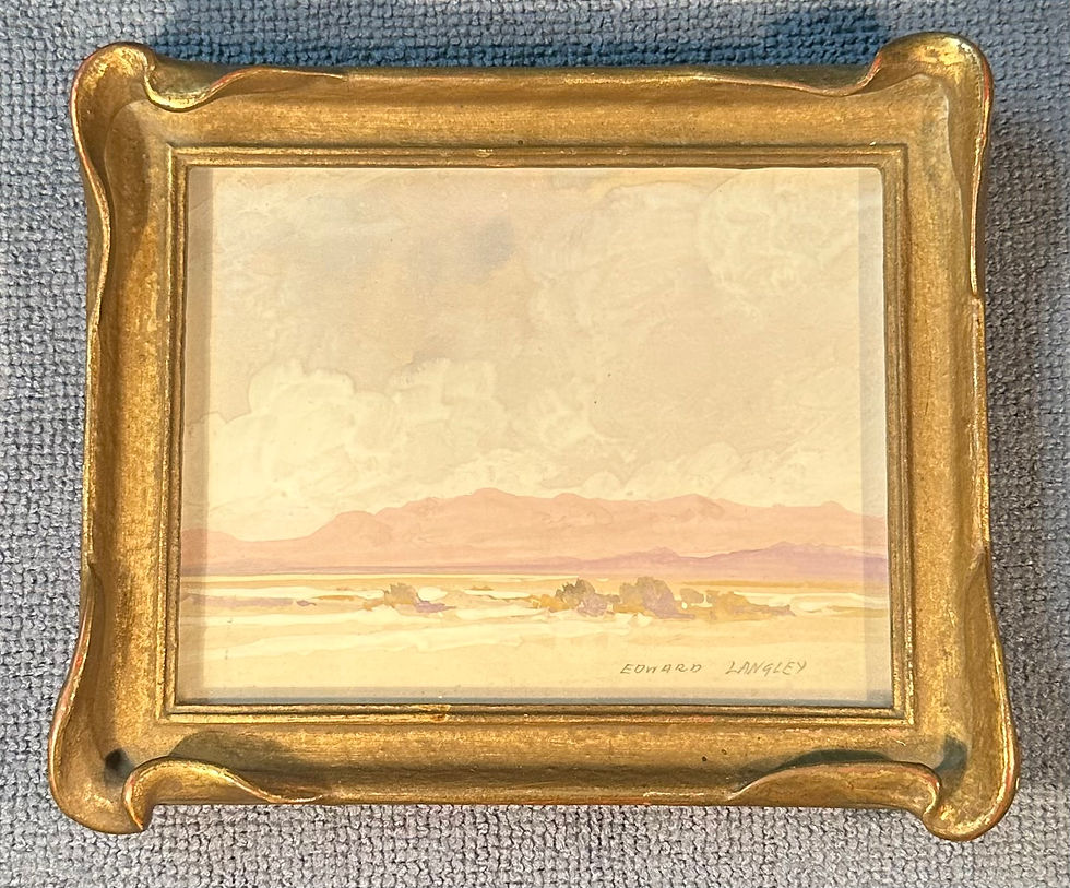 Thumbnail: Edward Langley (1870-1949) Original gouache