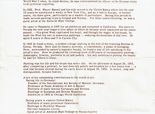 Hans Meyer Kassel Info sheet