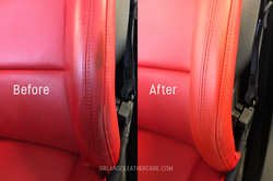 Red Corvette Seat Repair