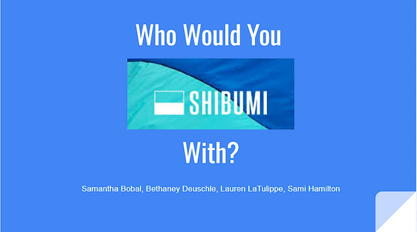 Who Would You Shibumi With_ Social Campaing