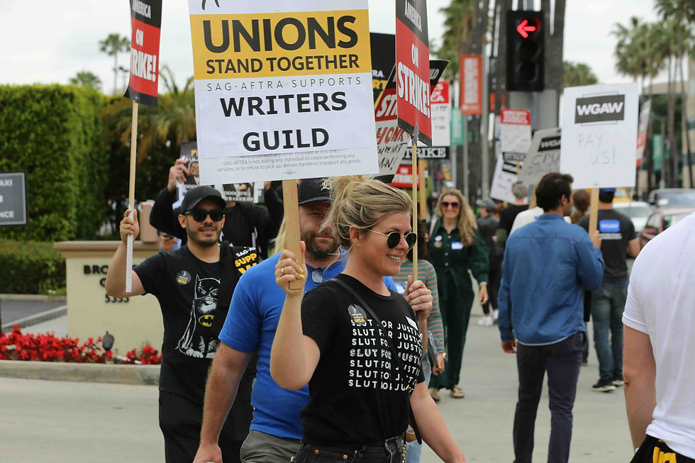 TV Writing went on strike