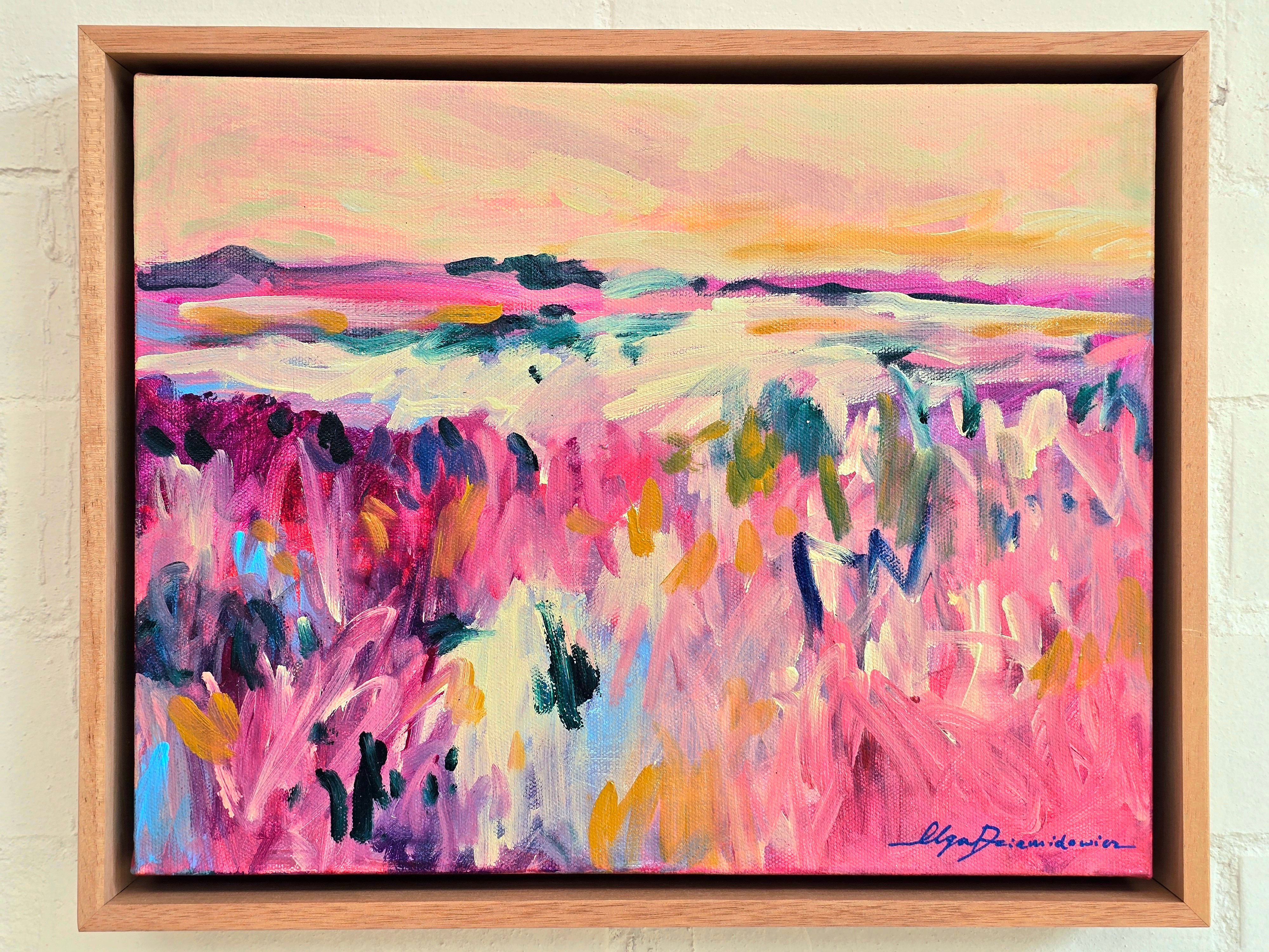 Pink Field 31.5x39.5 cm