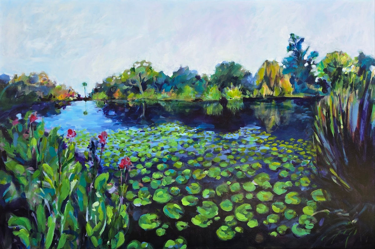 "Ripponlea garden" 101x151cm