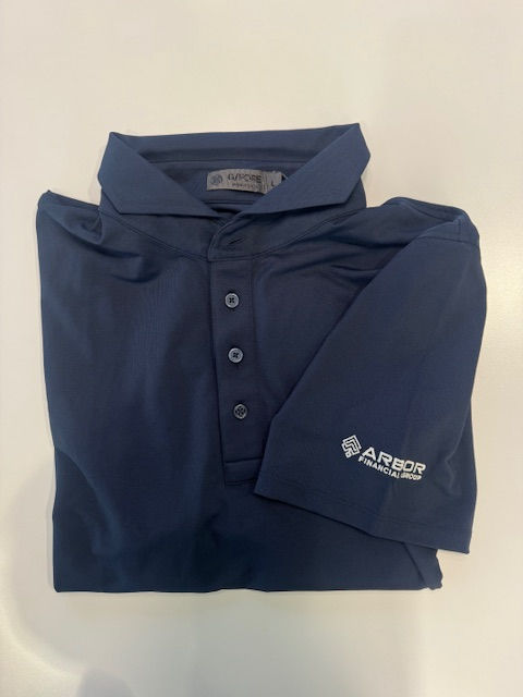 GFORE ARBOR Navy Polo