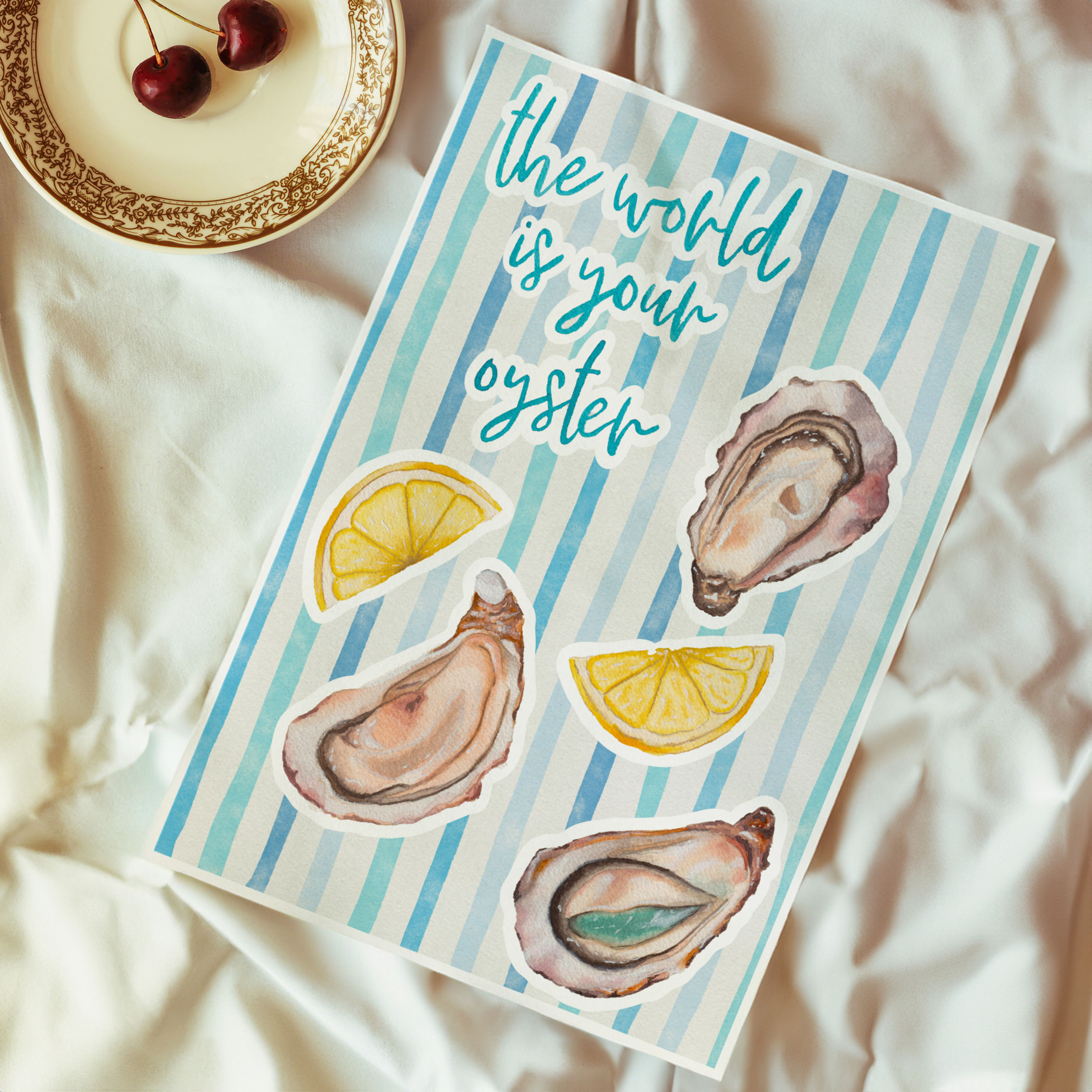 The World Is Your Oyster Graphic Art Print