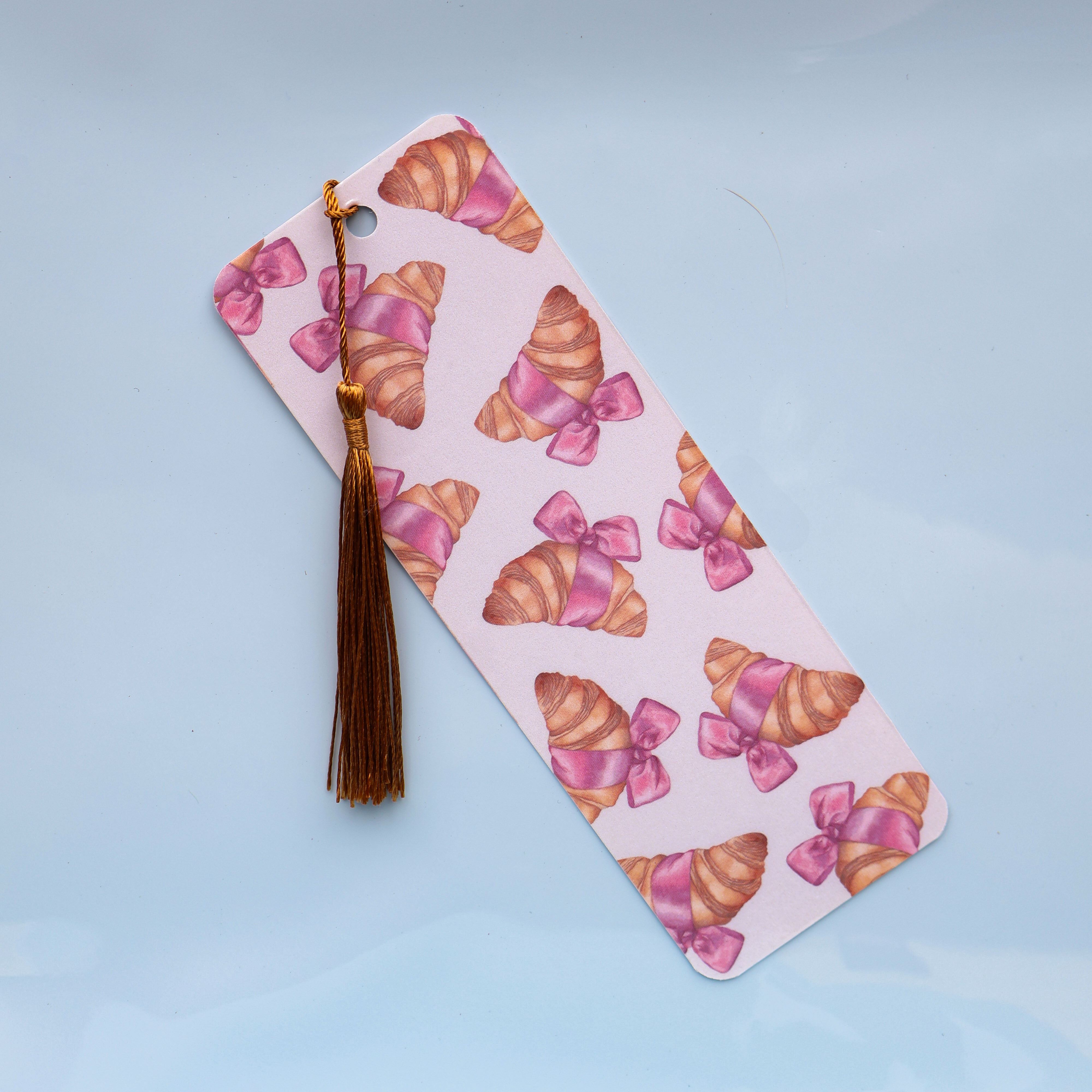 Girly Croissant Bookmark