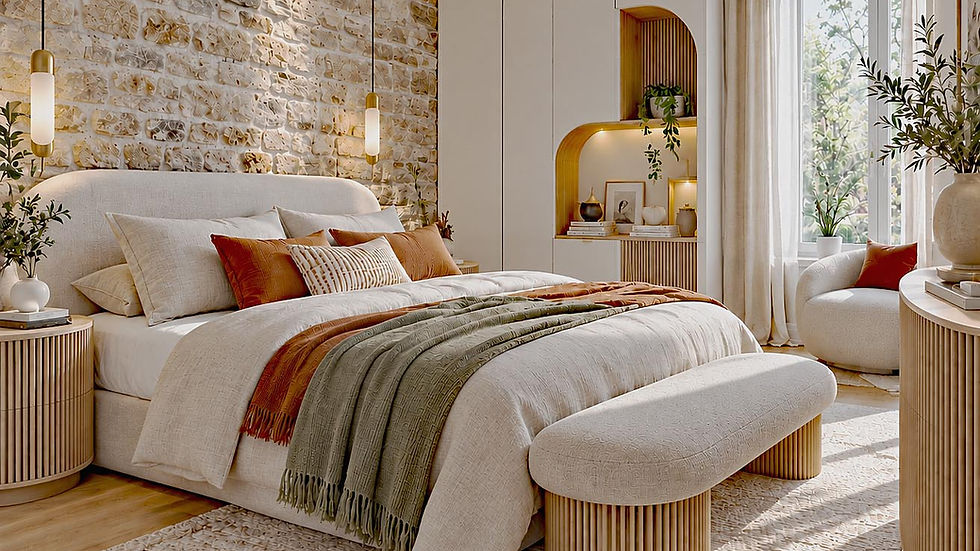 chambre authentique dans une bastide du var