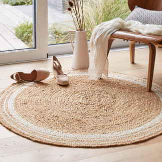 tapis naturel pour décoration cosy