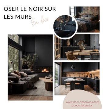 Oser le noir : Une décoration intérieure audacieuse et chaleureuse