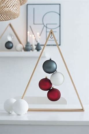 décoration moderne de noel minimaliste 2024