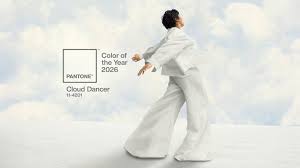 couleur Pantone 2026 Cloud Dancer
