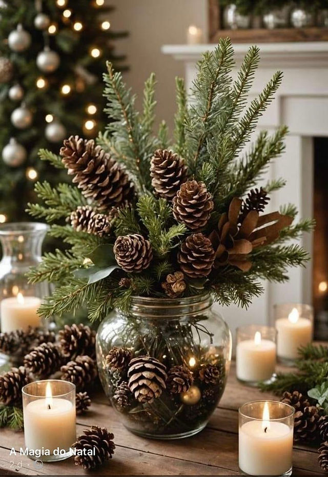 décoration de noel tendance naturelle 2024