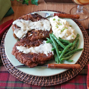 Texas-Style Chicken Fried Steak with Gravy