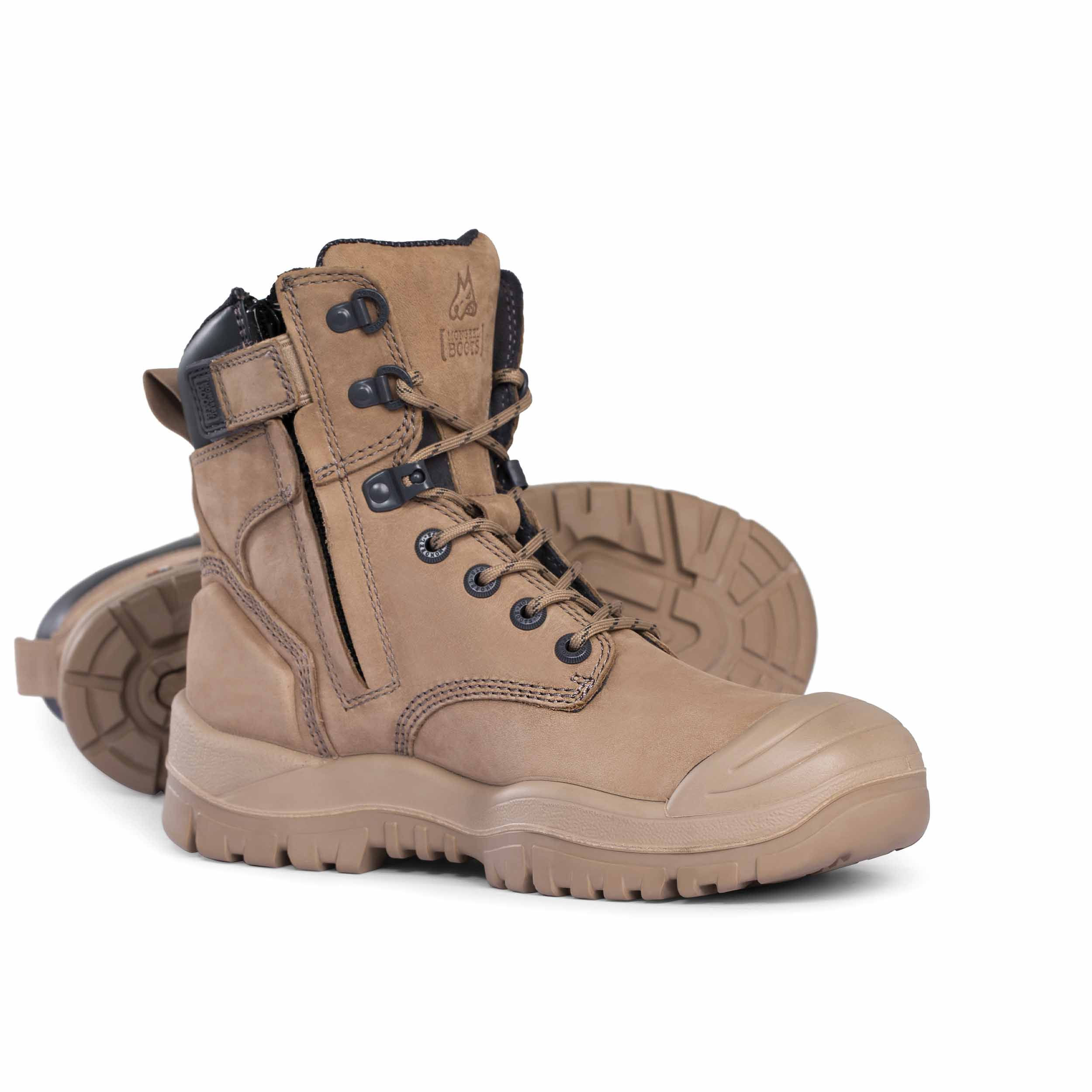 Mongrel-561- High Leg Zip-Sider with Scuff Cap