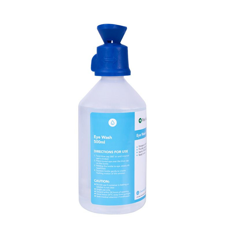 Thumbnail: BRADY--101863--FAC Saline Eye Rinse w/ Eye Cap 500ml