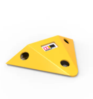 Slo-Motion Steel Speed Hump End Caps per pair - Yellow
