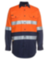 JB's HI VIS (D+N) L/Sleeve 190G Shirt