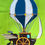 Thumbnail: Steampunk Aircraft Balloon Foundation Paper Piecing Pattern