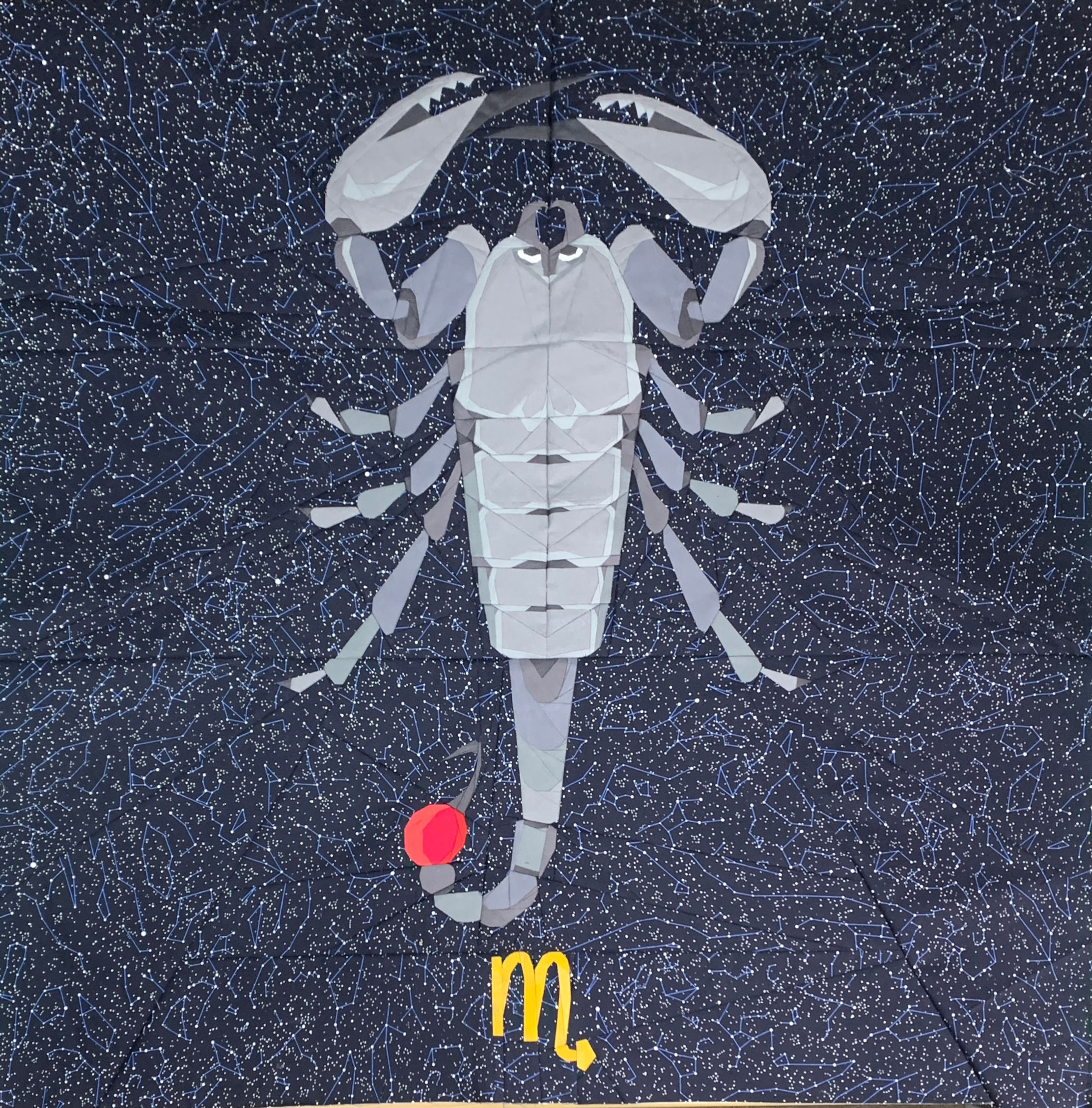 Scorpio Zodiac Foundation Paper Piecing Pattern