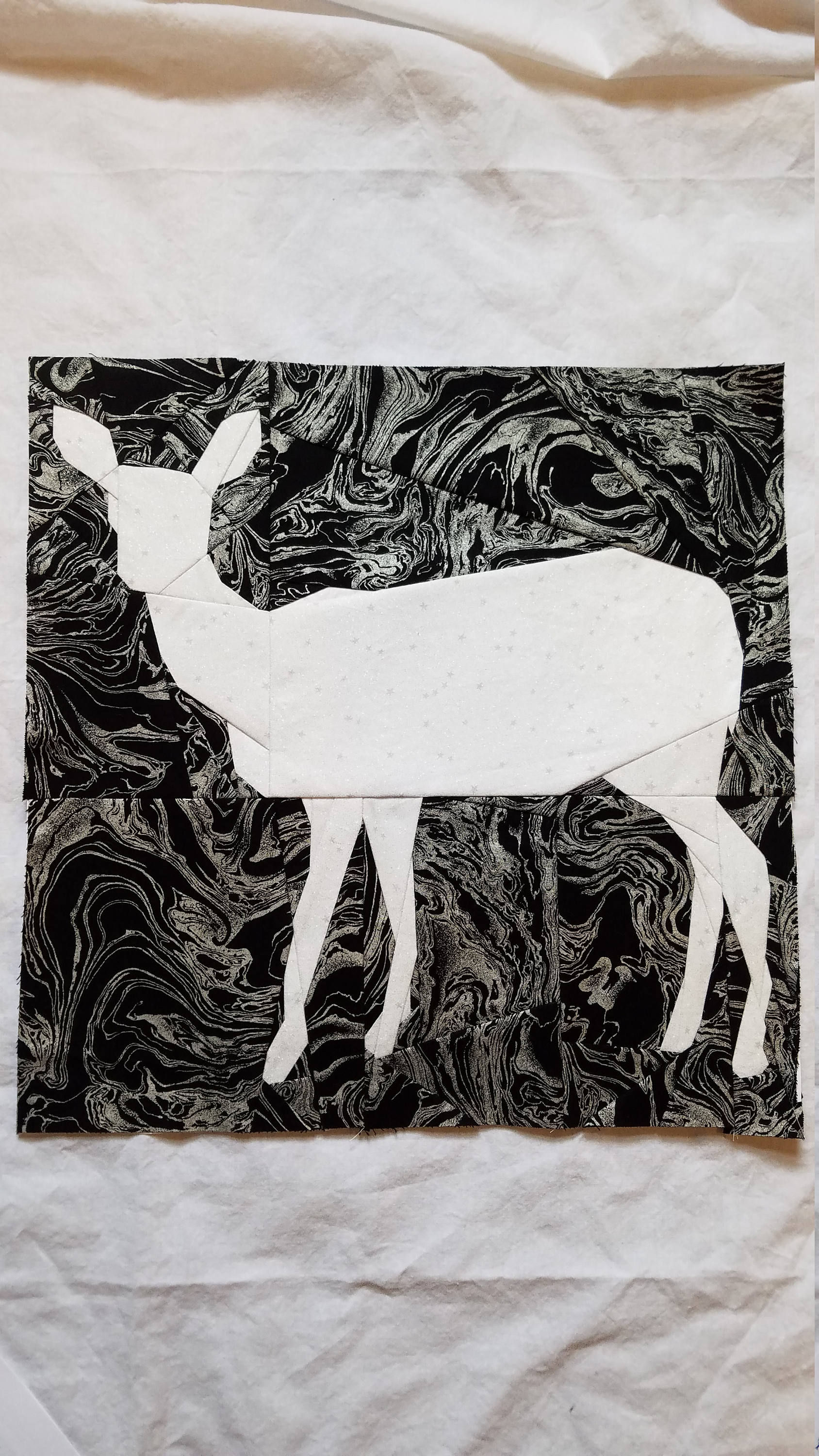 Deer Foundation Paper Piecing Pattern