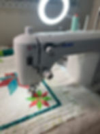 Aurifil 2835 being used for the stars.